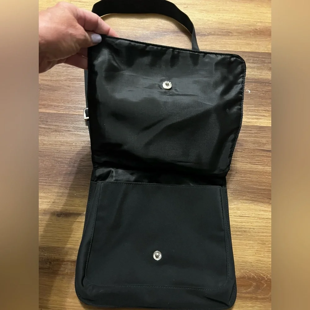 Hugo Black unisex Messenger Crossbody Bag